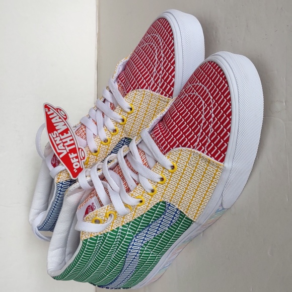 BRAND NEW VANS PRIDE SK8- MID UNISEX SNEAKERS - Picture 13 of 16